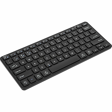 Targus Multi-Device Bluetooth Antimicrobial Keyboard, Full Size, Black, AKB862US