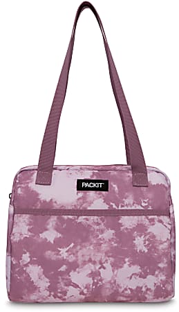 PackIt Freezable Hampton Lunch Bag, Mulberry Tie Dye