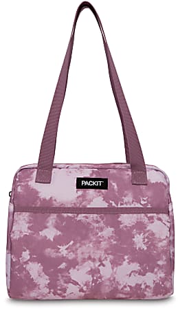 PackIt Freezable Hampton Lunch Bag Mulberry Tie Dye - Office Depot