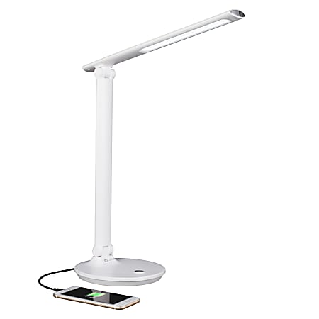 OttLite Emerge LED Desk Lamp 23 H White - Office Depot