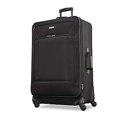 American Tourister Fieldbrook XLT Polyester 5 Piece Rolling Luggage Set Black Office Depot