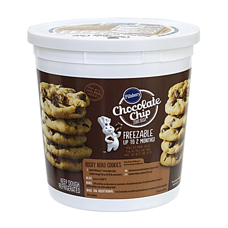 Pillsbury Chocolate Chip Cookie Dough, 4.75-Lb Tub