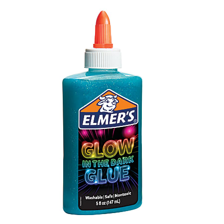 Elmer s Washable Color Glue Blue 5 Oz Bottle - Office Depot
