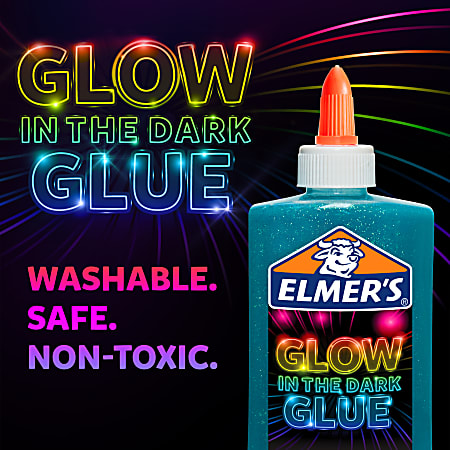 Elmer’s® Glow-In-The-Dark Liquid Glue, Blue, 5 Oz