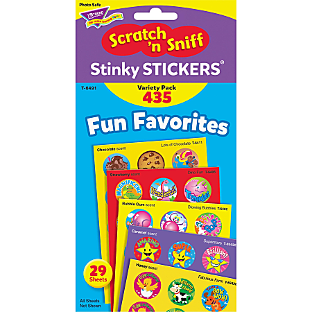 Trend Fun Favorites Stinky Stickers, Pack Of 432