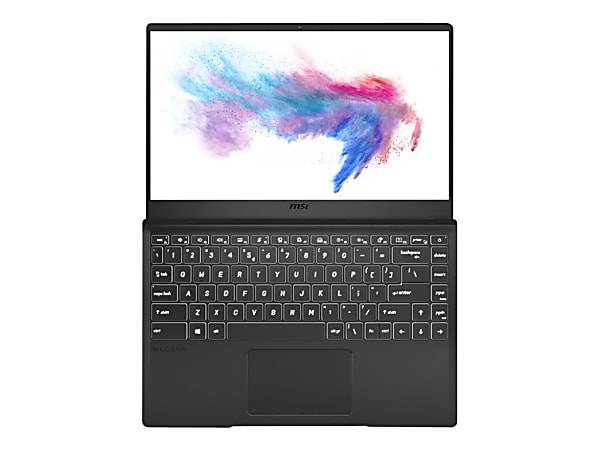 MSI Modern 14 Modern 14 B4MW AMD-009 14" Gaming Notebook - Full HD - 1920 x 1080 - AMD Ryzen 7 4700U 2 GHz - 8 GB RAM - 256 GB SSD - Aluminum Black - Windows 10 - AMD, True Color Technology - 10 Hour Battery