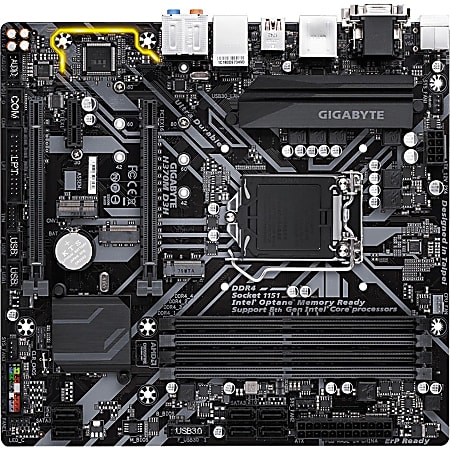 Gigabyte Ultra Durable H370M D3H Desktop Motherboard - Intel Chipset - Socket H4 LGA-1151