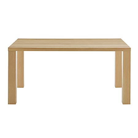 Eurostyle Abby Dining Table, 30”H x 63”W x 35-1/2”D, Oak