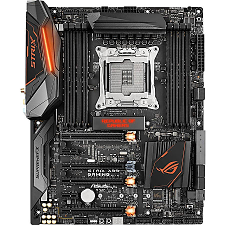 ROG STRIX X99 GAMING/RGB STRIP Desktop Motherboard - Intel Chipset - Socket LGA 2011-v3