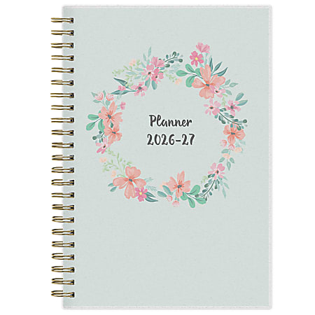 Planning Calendar BS Laurel Frosted PP 5x8 AY26–27