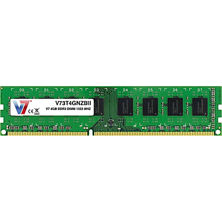 V7 4GB DDR3 1333MHz PC3-10600 DIMM Desktop Memory