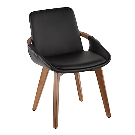 LumiSource Cosmo Chair, Walnut/Black