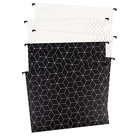U Brands® Hanging File Folders, 2" Expansion, Letter Size, Assorted Fashion Colors, Pack Of 6 Folders