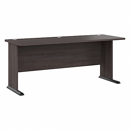 Bush® Business Furniture Studio A 72"W Computer Desk, Storm Gray, Standard Delivery