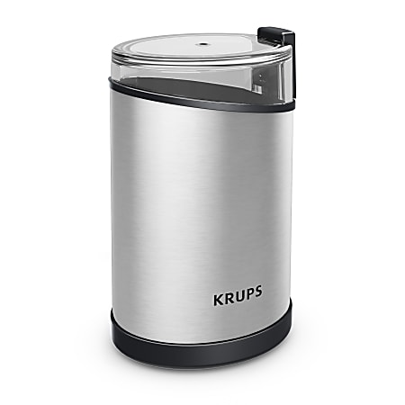 KRUPS Fast Touch Stainless Steel 12 Cup Coffee Grinder Black