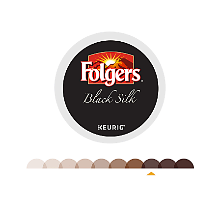 Folgers Single Serve Coffee K Cup Pods Black Silk Carton Of 24 - Office  Depot