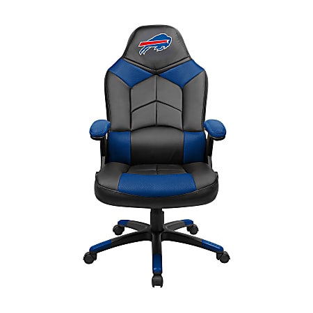 Imperial NFL Faux Leather Oversized Computer Gaming Chair, Buffalo Bills