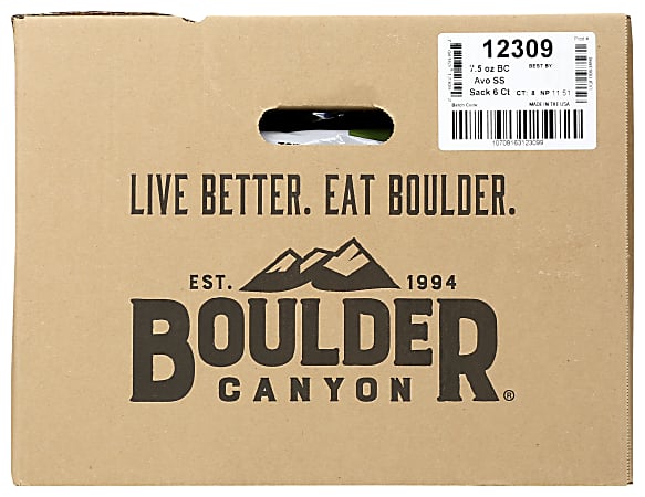Boulder Canyon Kettle Style Potato Chips, Classic Sea Salt, 1.25 Oz, Total Qty 48