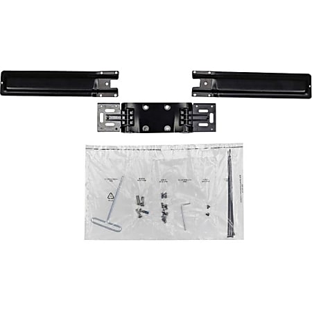 Ergotron Mounting Bracket for Monitor - Black - 2 Display(s) Supported - 25" Screen Support - 28 lb Load Capacity