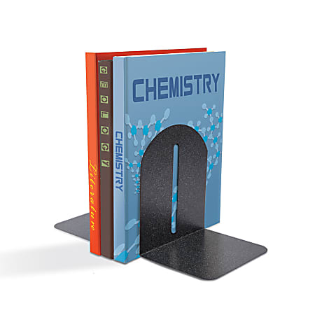 Office Depot® Brand 58% Recycled Fashion 7" Bookends, Granite