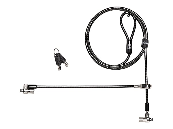 Kensington MicroSaver 2.0 Keyed Twin Laptop Lock - Security cable