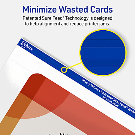 Avery Printable Postcards With Sure Feed Technology 6 x 9 Rectangle