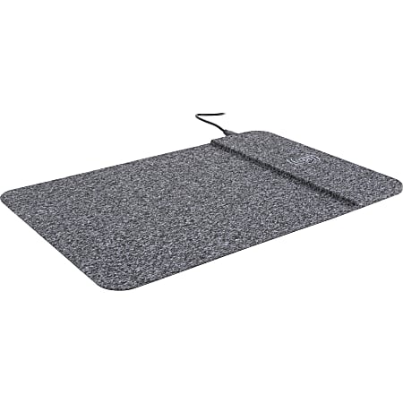 Allsop® Wireless Charging Mouse Pad, 13.25"H x 9"W x 0.25"D, Black, 32192