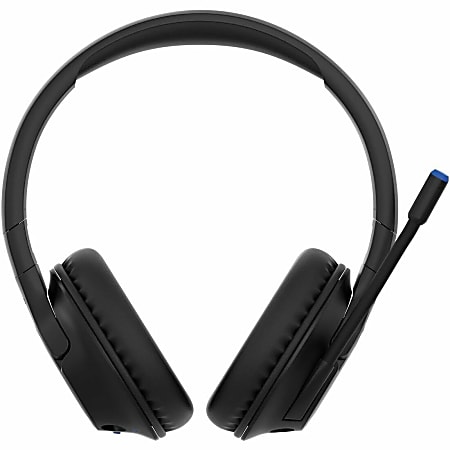 Belkin Wireless Over-Ear Headset for Kids with Mic - On-Ear Earphones  - AUD006BTBLK