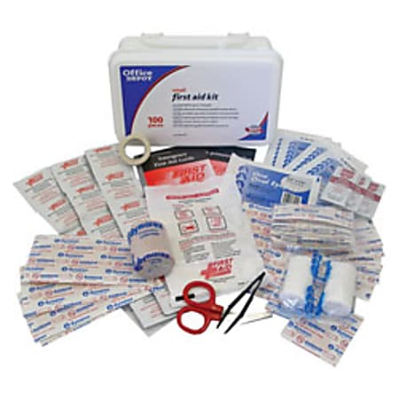 Office Depot® Brand 100-Piece First Aid Kit