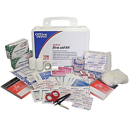 Office Depot® Brand 158-Piece First Aid Kit