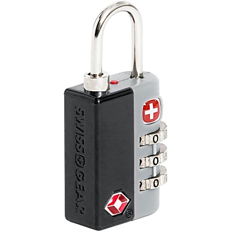 SwissGear Deluxe TSA Combination Lock - Black -