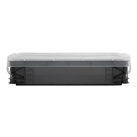 Super Stacker Document Box 3 716 H x 10 12 W x 14 12 L Gray - Office Depot