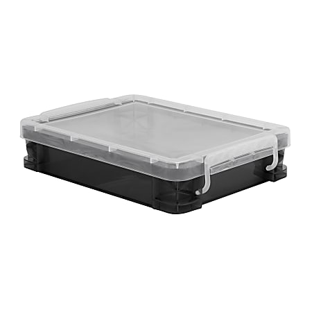 Super Stacker Document Box 3 716 H x 10 12 W x 14 12 L Gray - Office Depot
