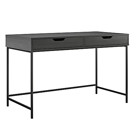 Ameriwood Home Modine 48"W Computer Desk, Black Oak
