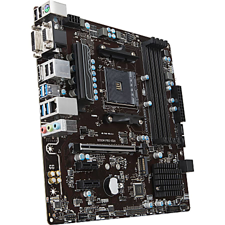 B350M PRO-VDH マザボ CPU メモリ付　Windows11対応 MSI B350M PRO VDH Desktop Motherboard AMD Chipset Socket AM4