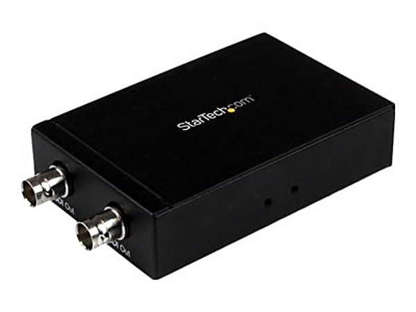 StarTech.com HDMI to SDI Converter - HDMI to 3G SDI Adapter with Dual SDI Output