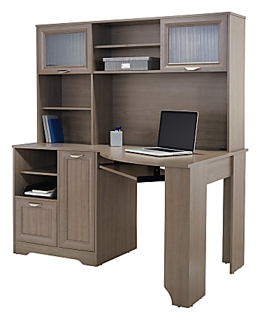 Realspace Magellan 60 W Corner Desk Gray Office Depot