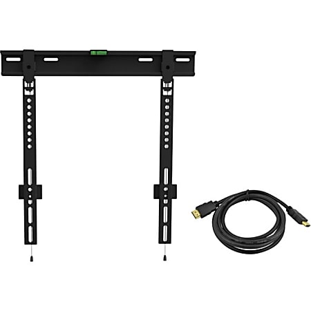 Ematic Wall Mount for TV, Monitor - Black - 23" to 55" Screen Support - 66 lb Load Capacity