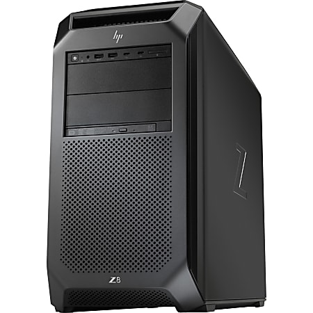 HP Z8 G4 Workstation - Intel Xeon Gold Octa-core (8 Core) 6244 3.60 GHz - 192 GB DDR4 SDRAM RAM - Tower - Black - Serial ATA/600 Controller - 0, 1, 5, 10 RAID Levels - Intel Optane Memory Ready - Gigabit Ethernet