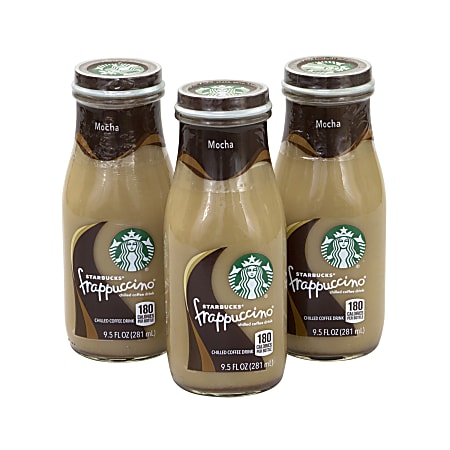 Starbucks Coffee Drinks Mocha Frappuccino 9.5 Oz Case Of 15