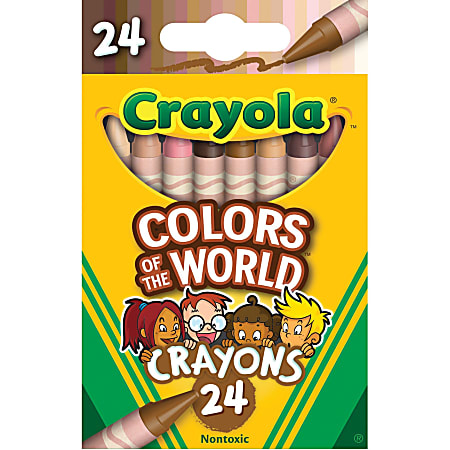 Crayola Cello Crayons Assorted Colors 4 Crayons Per Pack Carton Of