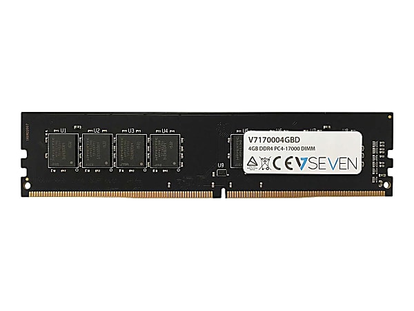 V7 - DDR4 - module - 4 GB - DIMM 288-pin - 2133 MHz / PC4-17000 - 1.2 V - unbuffered - non-ECC