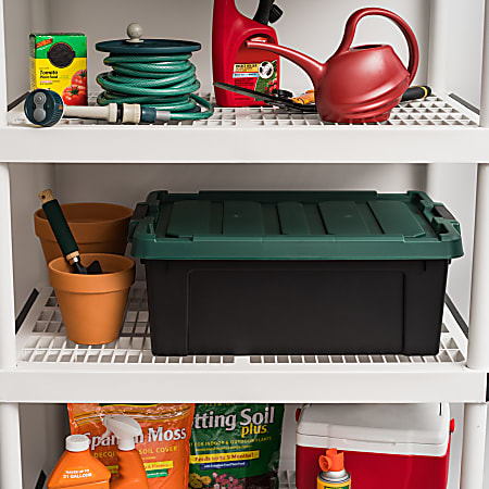 IRIS Remington Store It All Storage Totes 11.75 Gallon Black Total Qty ...