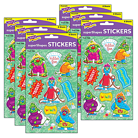 Trend SuperSpots Stickers Kids 800 Stickers Per Pack Set Of 6 Packs -  Office Depot