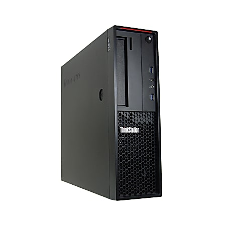 Lenovo® ThinkStation P300 Refurbished Desktop PC, Intel® Core™ i7, 16GB Memory, 1TB Solid State Drive, Windows® 10, OD3-0264