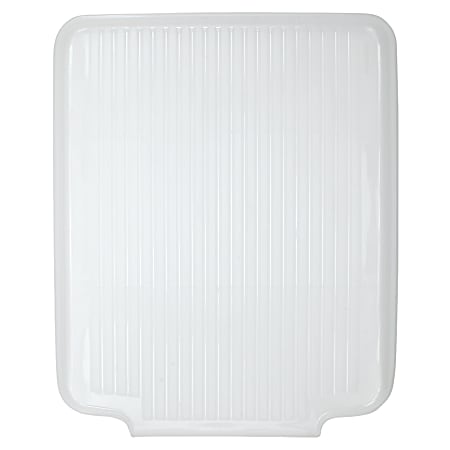 Better Houseware Dish Drain Board, 1-1/4"H x 15-1/2"W x 19-1/2"D, White