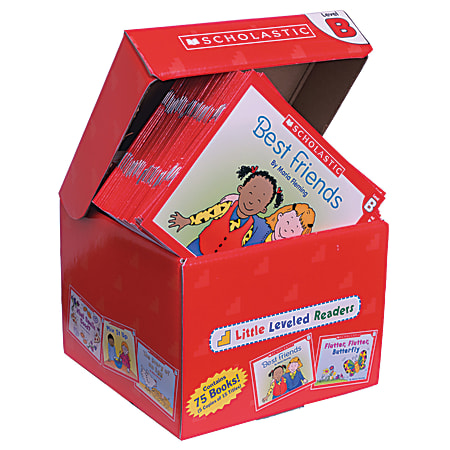 Scholastic® Little Leveled Readers Book: Level B Box Set, Grades K-2, Pack Of 75 Books
