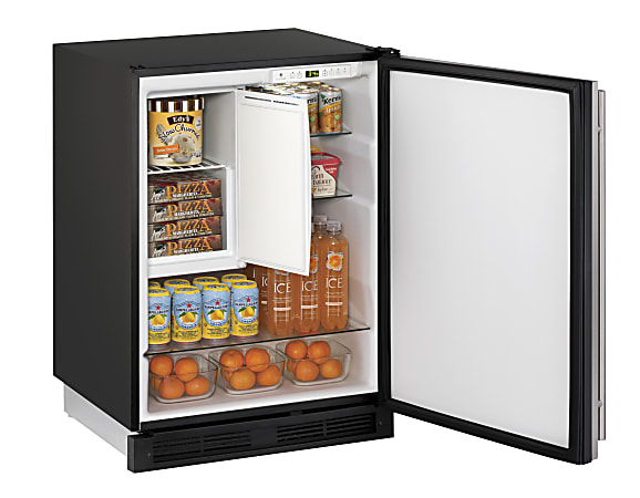 U line 4.2 Cu Ft Mini RefrigeratorFreezer Stainless Steel