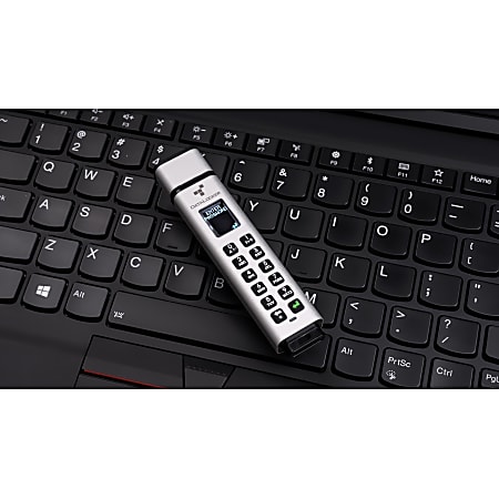 DataLocker K350 64 GB Encrypted USB Drive - 64 GB - USB 3.2 (Gen 1) Type A, USB 2.0 Type A - 190 MB/s Read Speed - SK350064FE