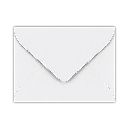 LUX Mini Envelopes, #17, Gummed Seal, Bright White, Pack Of 50